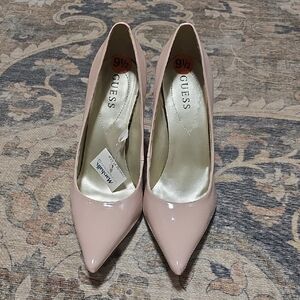 Guess Women's Light Pink Patent Heels